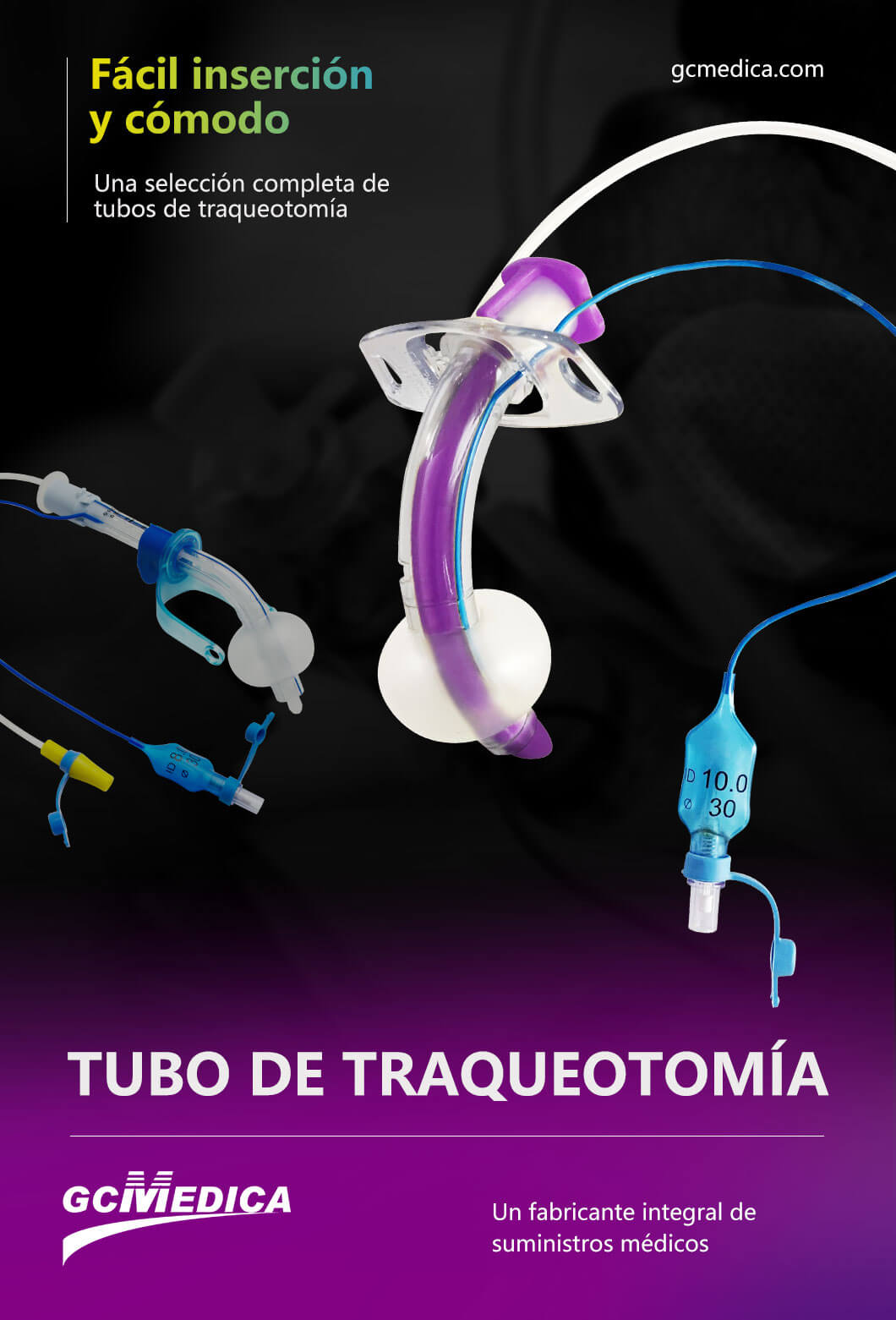 tubo de traqueotomía